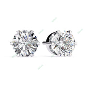 Round Six Prong Studs Earring STSI1348